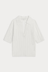 BLAIRE RIBBED POLO