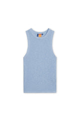 NONAME RIBBED HIGH NECK TANK