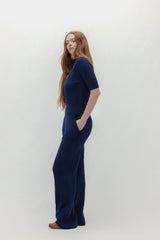 CABLE KNIT MOCK NECK
