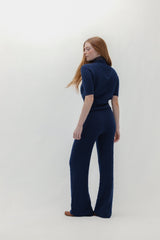 CABLE KNIT MOCK NECK