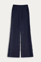 CABLE KNIT WIDE-LEG PANT