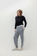 LONG-SLEEVE RIBBED TEE