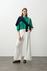 AMANDA CROPPED DOLMAN CREWNECK