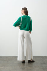 AMANDA CROPPED DOLMAN CREWNECK
