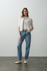 ANA ELBOW SLEEVE CASHMERE CARDIGAN