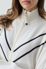 MAGDA COTTON CASHMERE TRACK JACKET