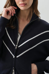 MAGDA COTTON CASHMERE TRACK JACKET