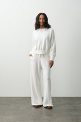ASHLYN COTTON CASHMERE TRACK PANTS