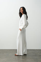 ASHLYN COTTON CASHMERE TRACK PANTS