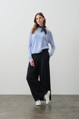 RAFAELA TROMPE L'OEIL CASHMERE CREWNECK