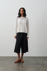 RAFAELA TROMPE L'OEIL CASHMERE CREWNECK