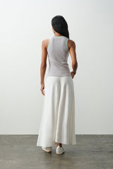 JUSTINE COTTON CASHMERE MAXI SKIRT