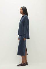 CATANIA DENIM CASHMERE SHIRT