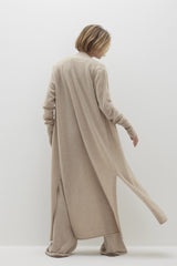 FAYE LONGLINE CASHMERE CARDIGAN