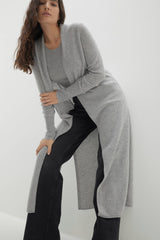 FAYE LONGLINE CASHMERE CARDIGAN