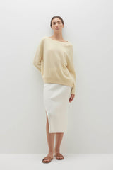 AZALEA CASHMERE OFF THE SHOULDER SWEATER