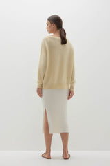 AZALEA CASHMERE OFF THE SHOULDER SWEATER