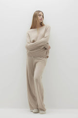 AZALEA CASHMERE OFF THE SHOULDER SWEATER