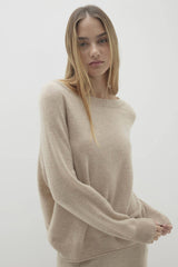 AZALEA CASHMERE OFF THE SHOULDER SWEATER