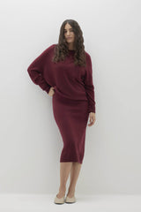 AZALEA CASHMERE OFF THE SHOULDER SWEATER