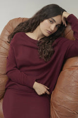 AZALEA CASHMERE OFF THE SHOULDER SWEATER