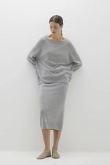 AZALEA CASHMERE OFF THE SHOULDER SWEATER