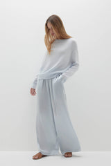 EVAN SILK WIDE LEG PANT | 33" INSEAM