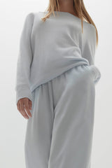 EVAN SILK WIDE LEG PANT | 33" INSEAM