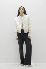 BECCA REVERSIBLE SILK BOMBER JACKET