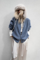 STEFANIA TERRY BOMBER JACKET