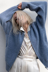 STEFANIA TERRY BOMBER JACKET
