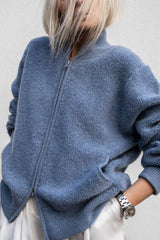 STEFANIA TERRY BOMBER JACKET