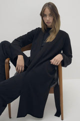 RIVIERA TIE-FRONT CASHMERE CARDIGAN