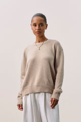 KAIA CREWNECK CASHMERE SWEATER