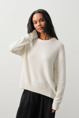 KAIA CREWNECK CASHMERE SWEATER