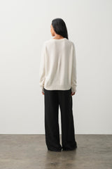 KAIA CREWNECK CASHMERE SWEATER