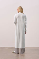 FAYE LONGLINE CASHMERE CARDIGAN