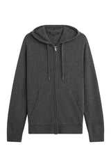 JAKE ZIP-UP CASHMERE HOODIE
