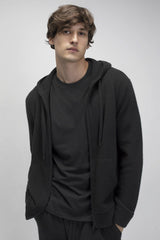 JAKE ZIP-UP CASHMERE HOODIE