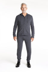 JAKE ZIP-UP CASHMERE HOODIE