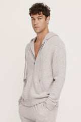 JAKE ZIP-UP CASHMERE HOODIE