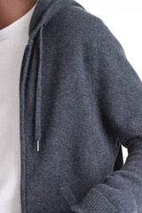 JAKE ZIP-UP CASHMERE HOODIE