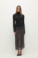 RUMER FITTED CASHMERE TURTLENECK