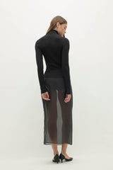 RUMER FITTED CASHMERE TURTLENECK