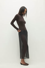 RUMER FITTED CASHMERE TURTLENECK
