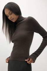 RUMER FITTED CASHMERE TURTLENECK