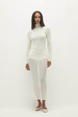 RUMER FITTED CASHMERE TURTLENECK