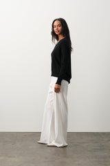 HARLYN CASHMERE V-NECK SWEATER