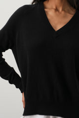 HARLYN CASHMERE V-NECK SWEATER