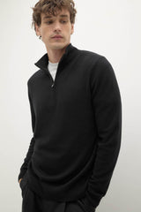 PHILLIP QUARTER-ZIP CASHMERE SWEATER